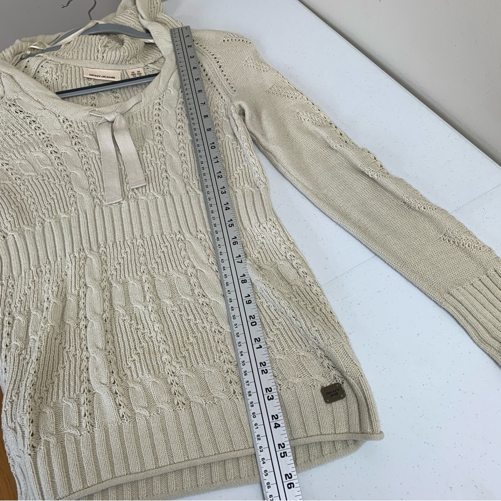 DKNY Jeans Women’s knit hooded sweater-XS - Picture 11 of 13